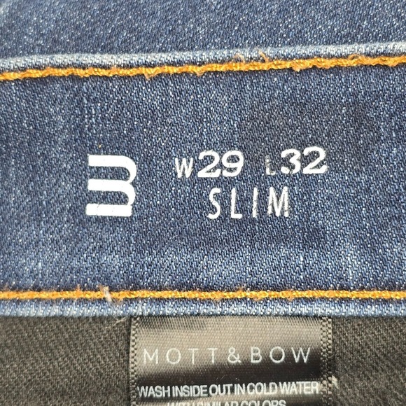 Mott and Bow Slim Broome‎ Jeans Mens 29x30 (Fits 29x28) Straight Medium Wash - Picture 4 of 13